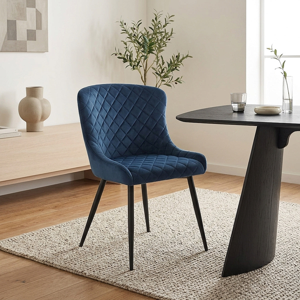 Silla Terciopelo - Provence Azul