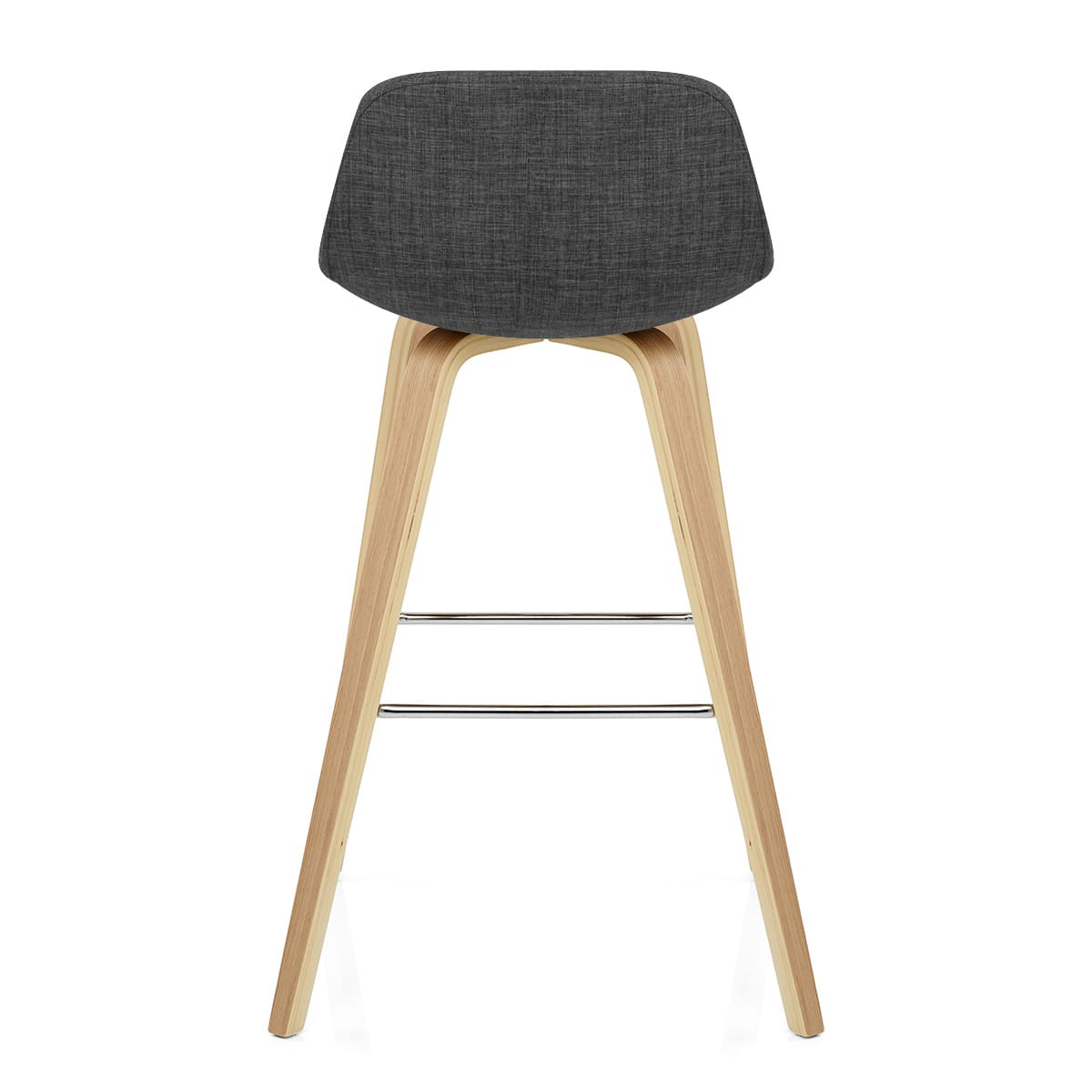 Taburete Tela Madera - Reef Gris Oscuro