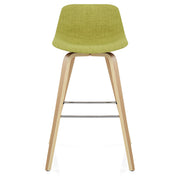 Taburete Tela Madera - Reef Verde