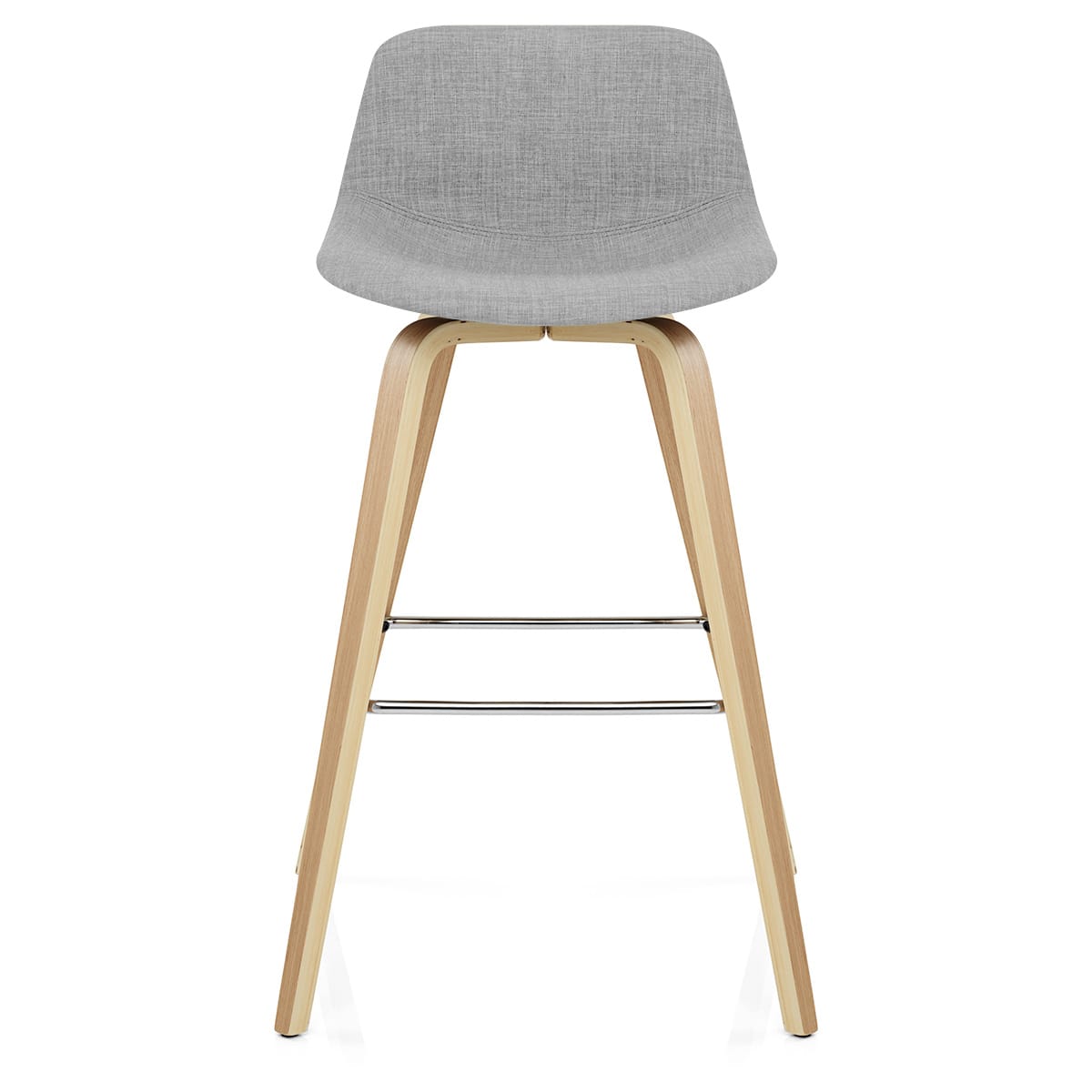 Taburete Tela Madera - Reef Gris