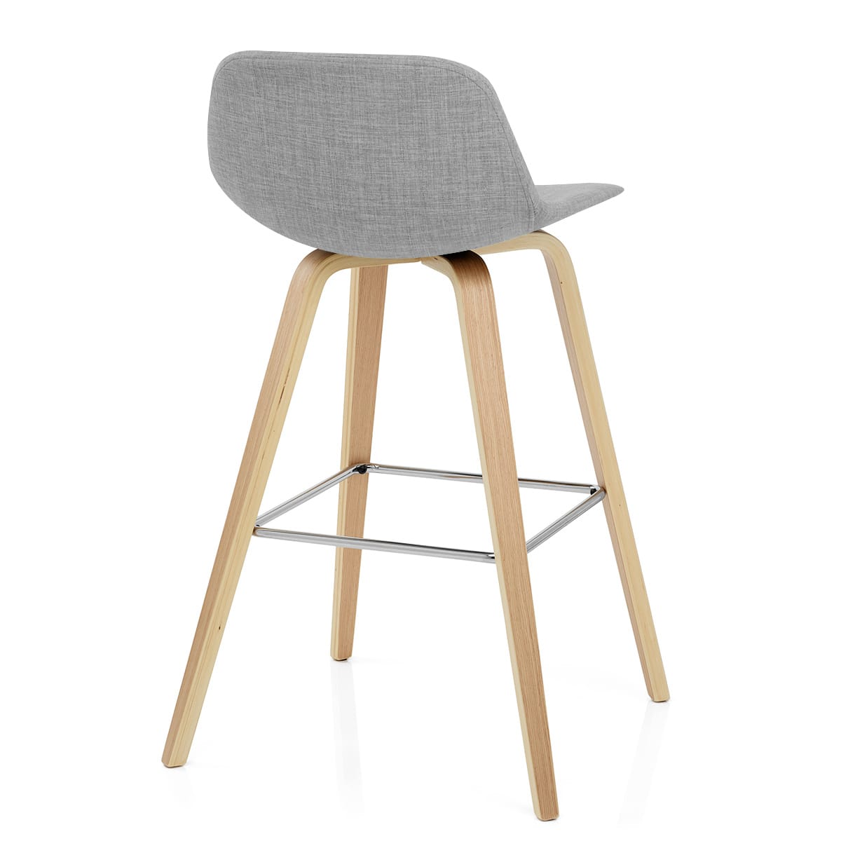 Taburete Tela Madera - Reef Gris