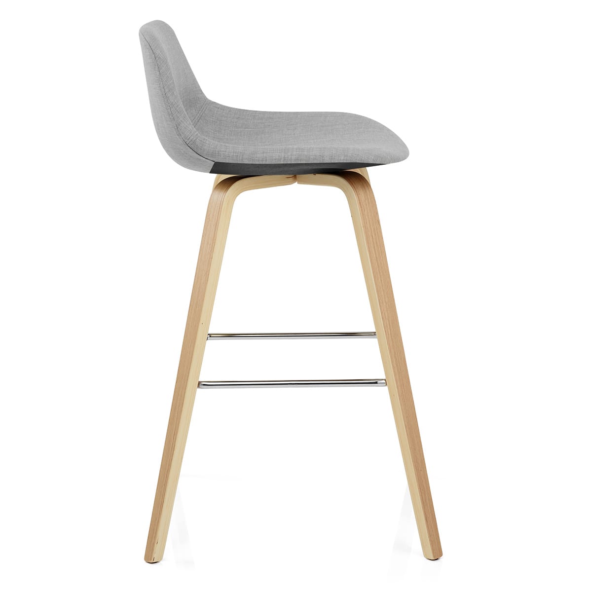 Taburete Tela Madera - Reef Gris
