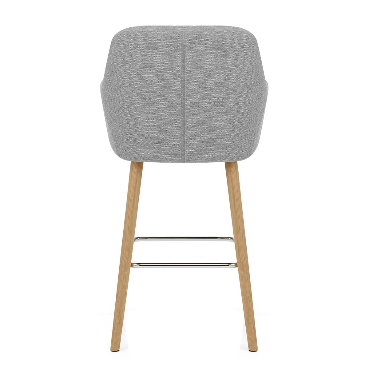 Taburete Tela Madera - Rio Gris
