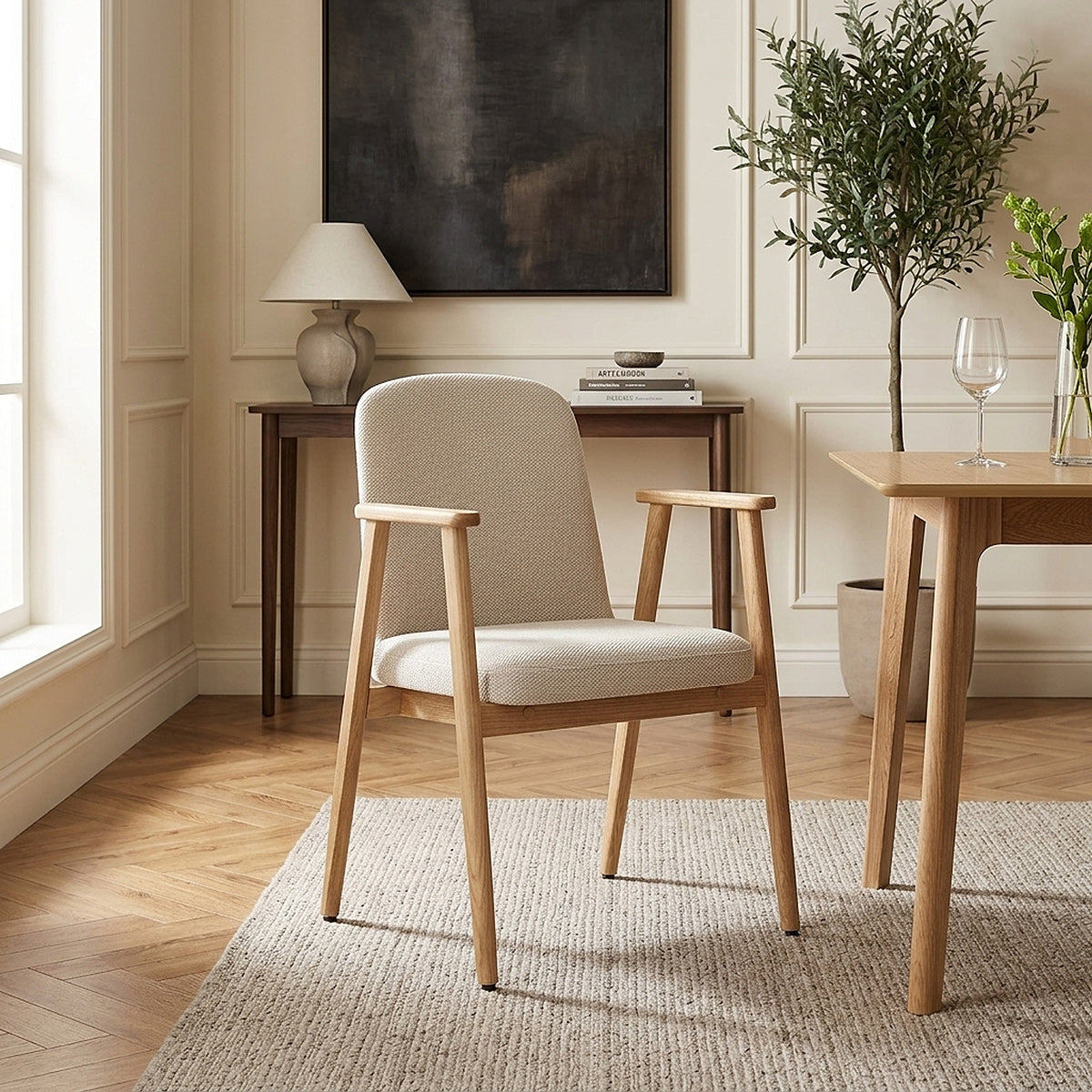 Silla Tela - Ripley Crema