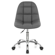 Silla Oficina Polipiel Cromo - Rochelle Gris
