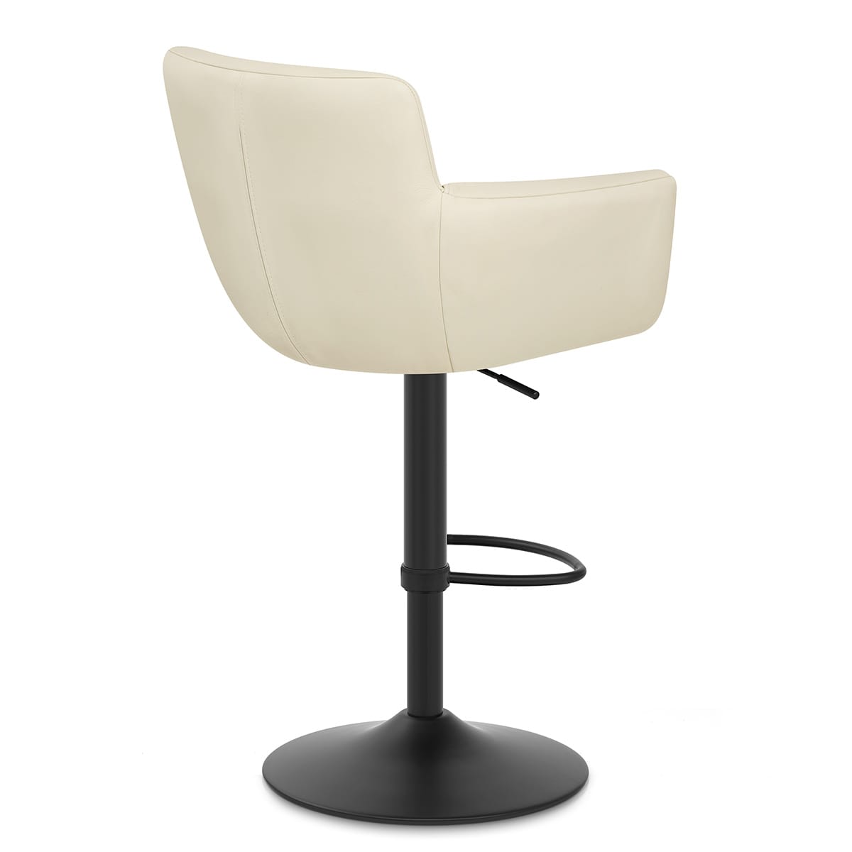 Taburete Cuero Metallo - Rome Crema