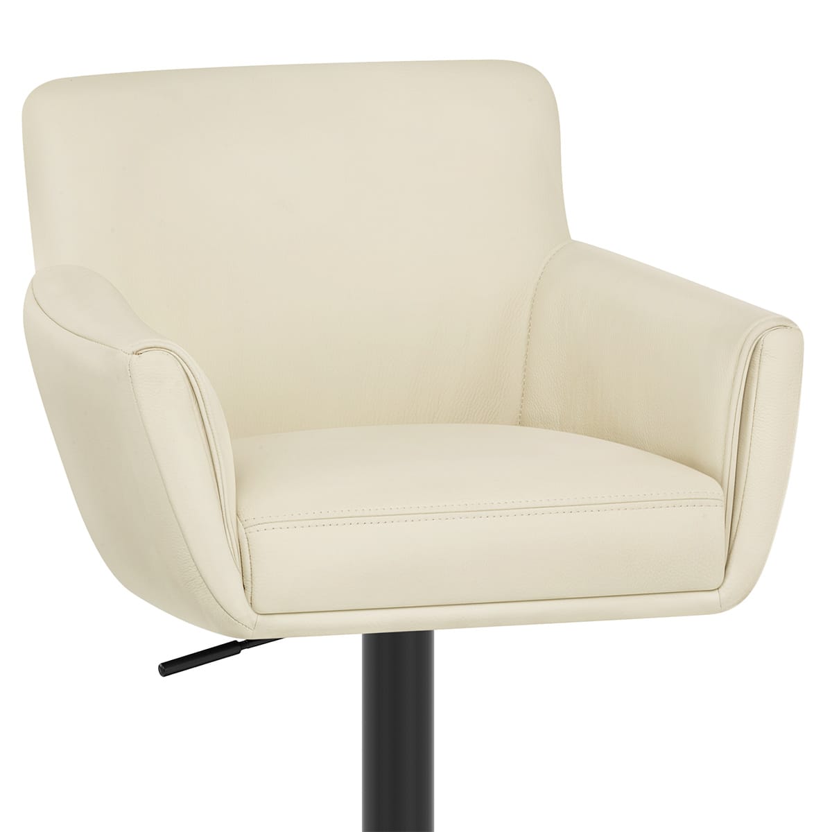 Taburete Cuero Metallo - Rome Crema