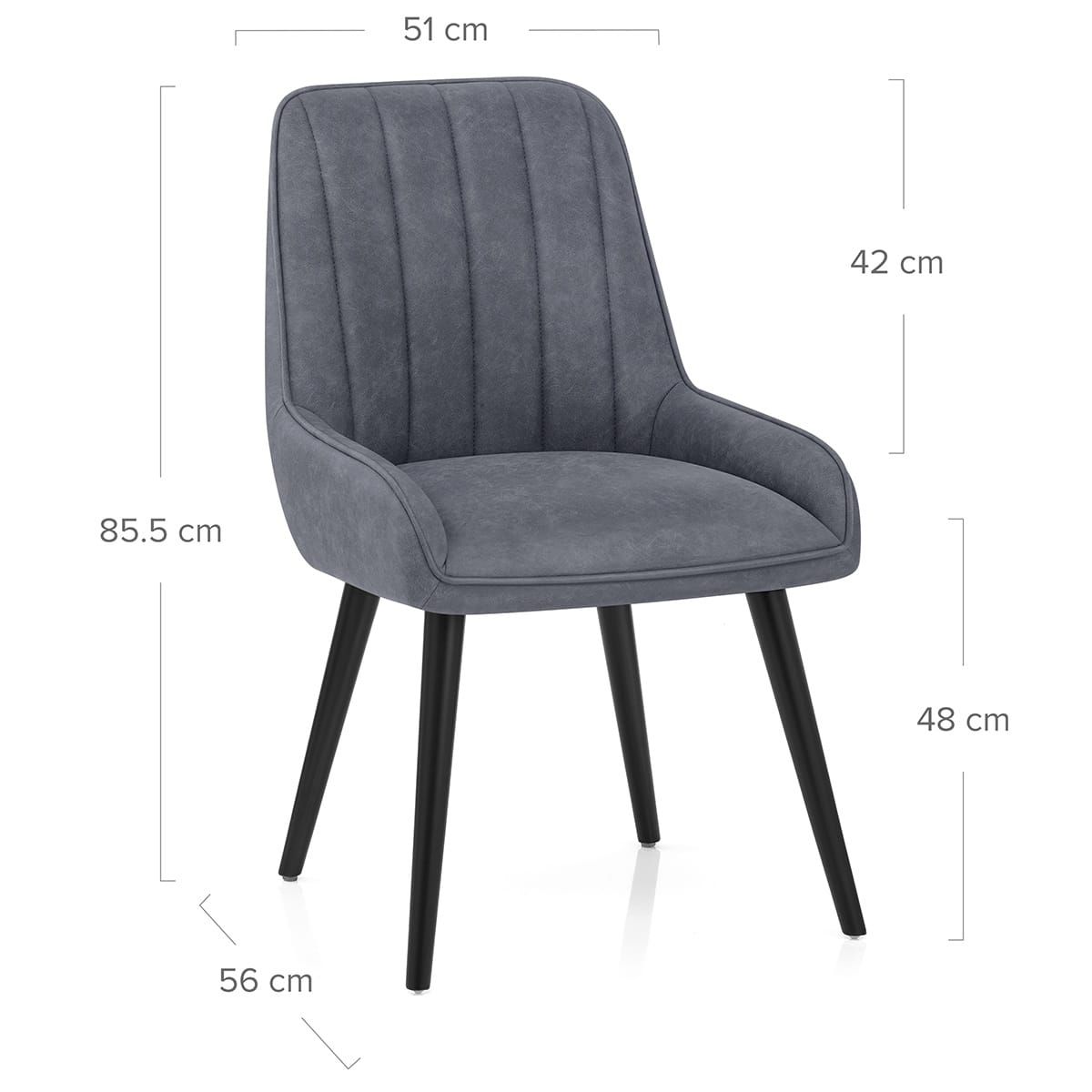 Silla Polipiel - Rosa Azul