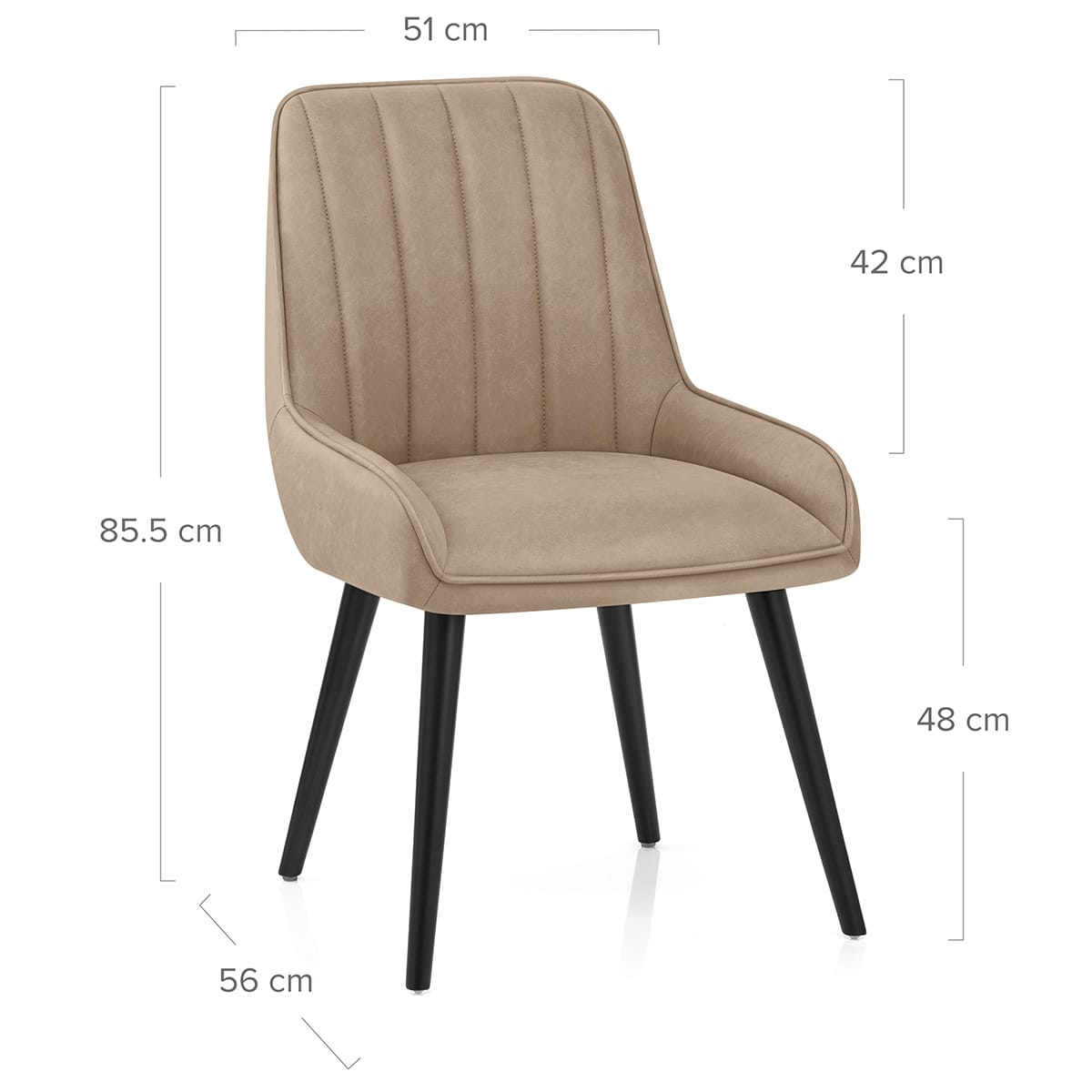 Silla Polipiel - Rosa Gris Pardo