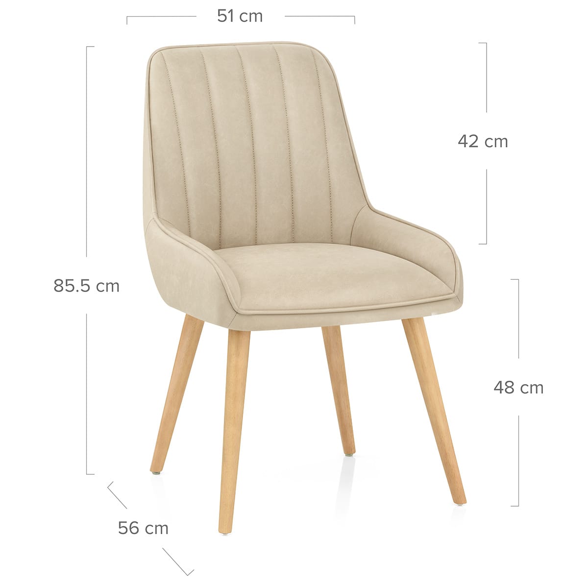 Silla Madera - Rosa Crema