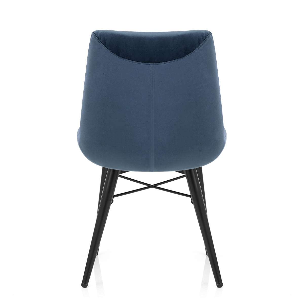 Silla Terciopelo Metal - Roxy Azul