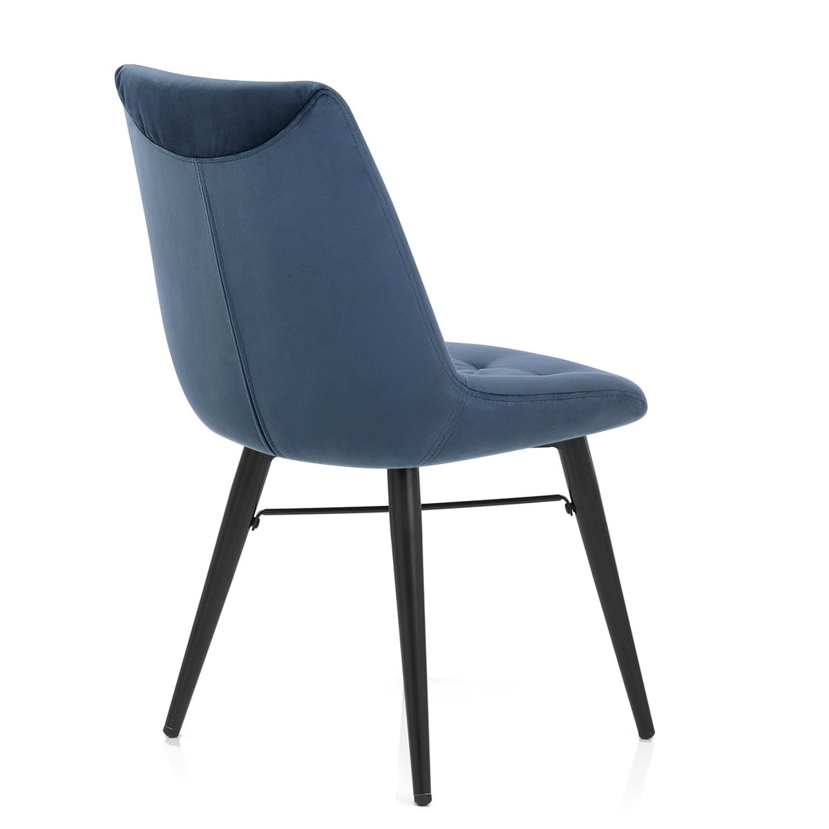 Silla Terciopelo Metal - Roxy Azul