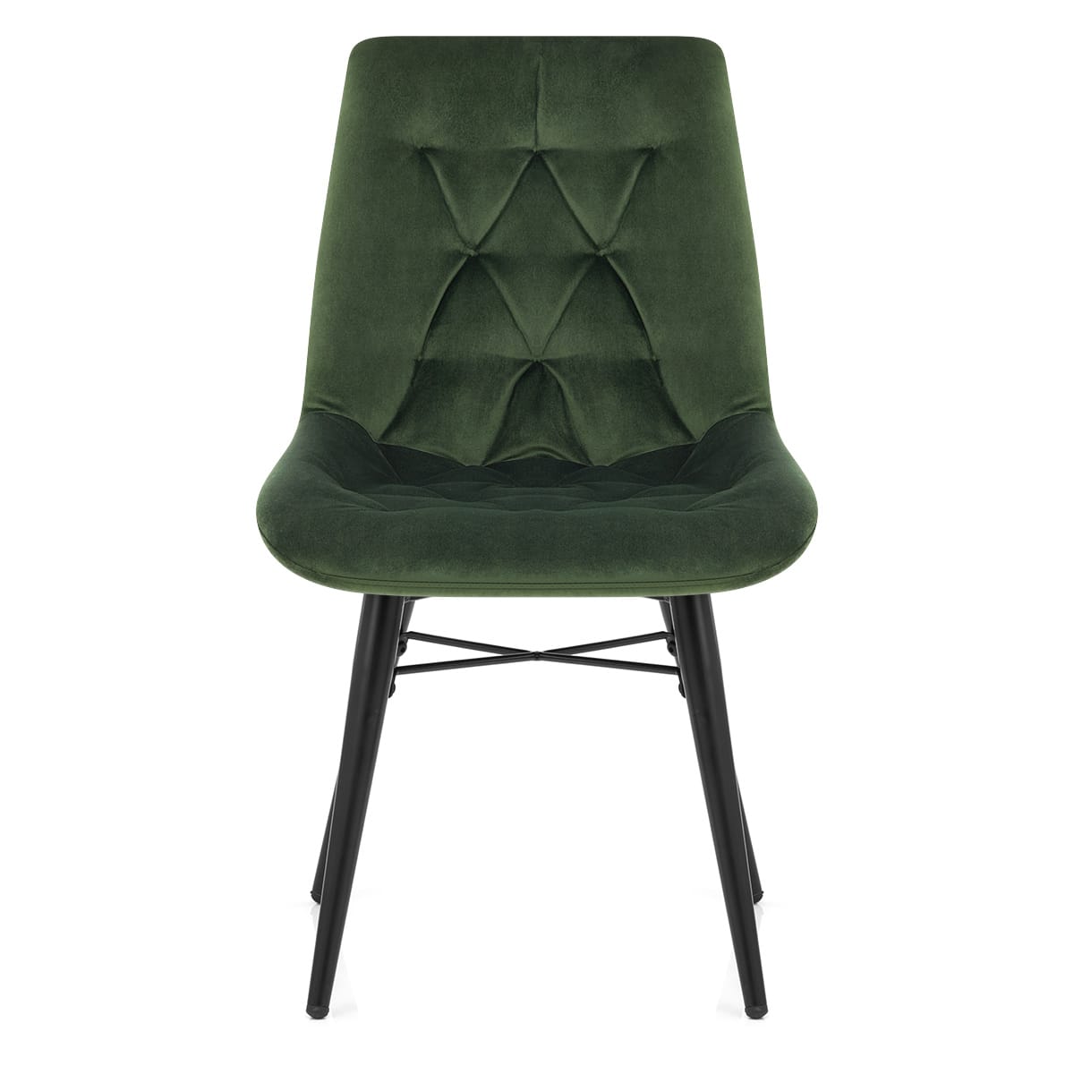 Silla Terciopelo Metal - Roxy Verde