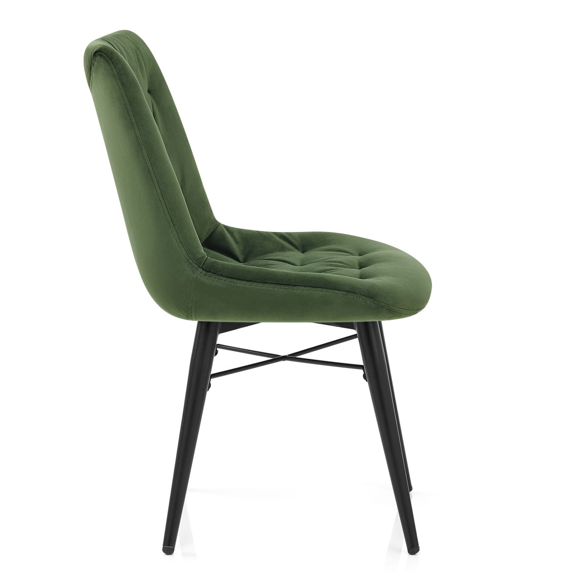 Silla Terciopelo Metal - Roxy Verde