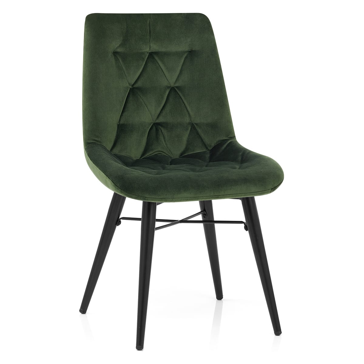 Silla Terciopelo Metal - Roxy Verde