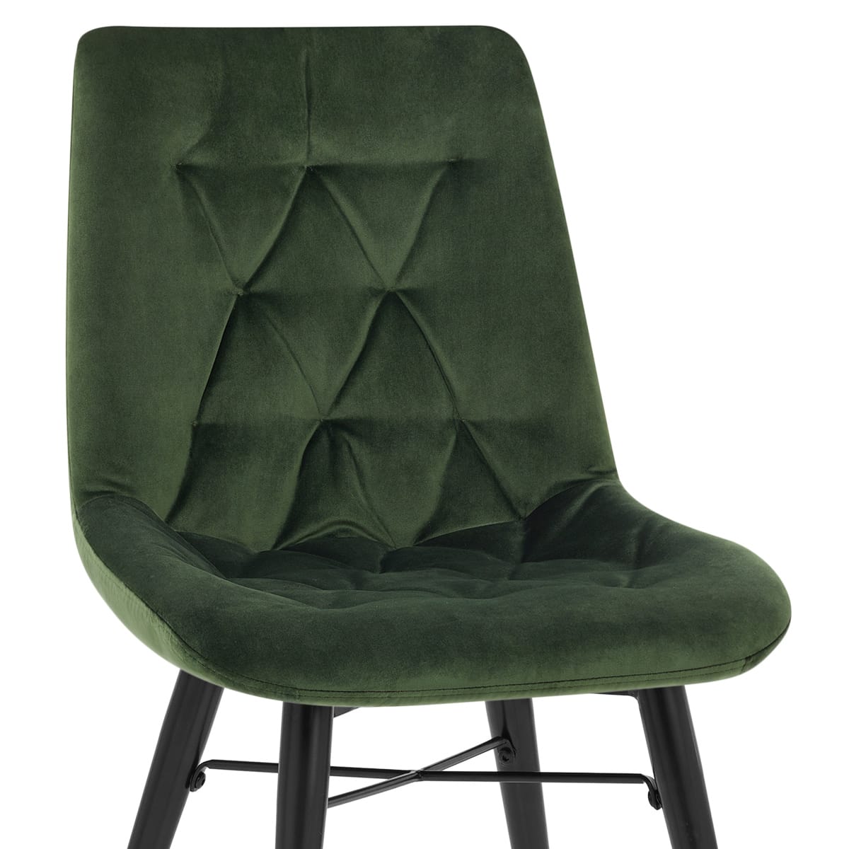 Silla Terciopelo Metal - Roxy Verde