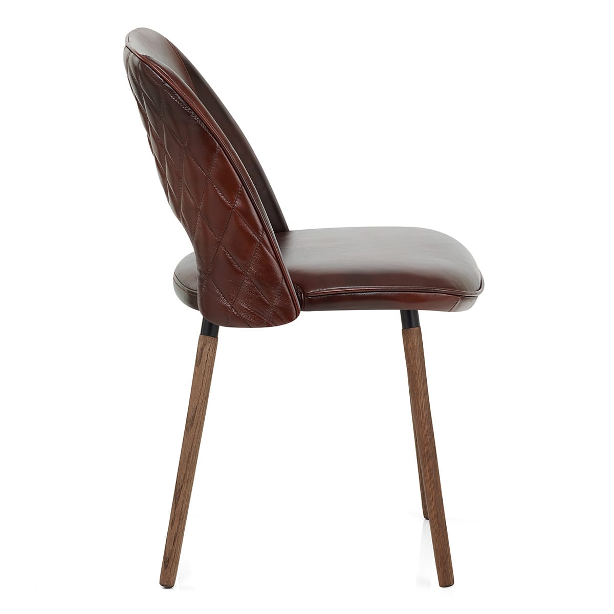 Silla Cuero Auténtico - Santo Marrón