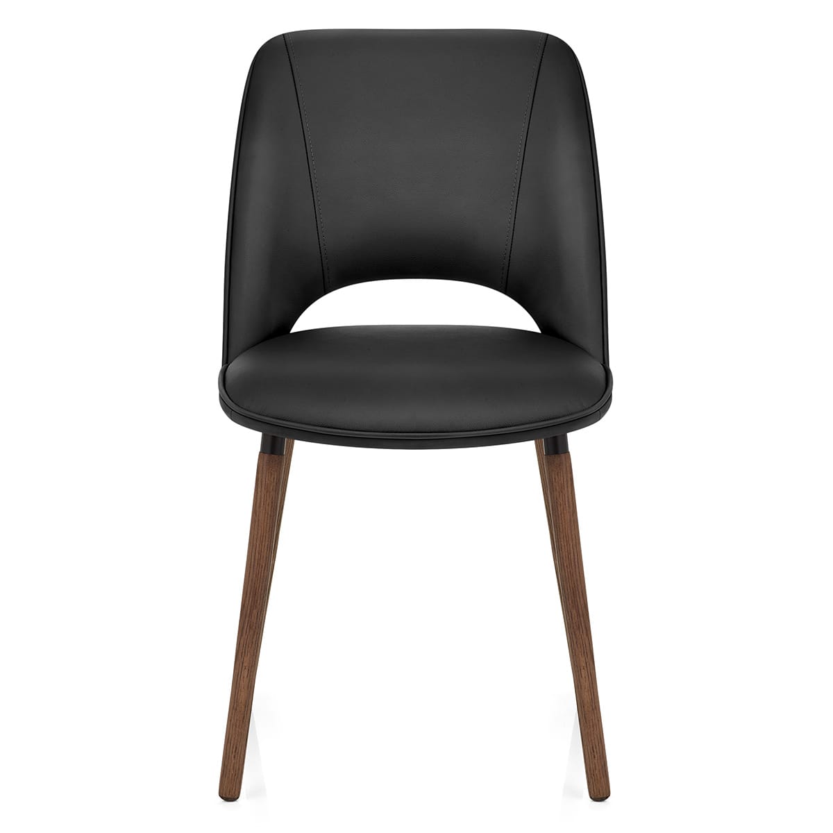 Silla Cuero Auténtico - Santo Negro