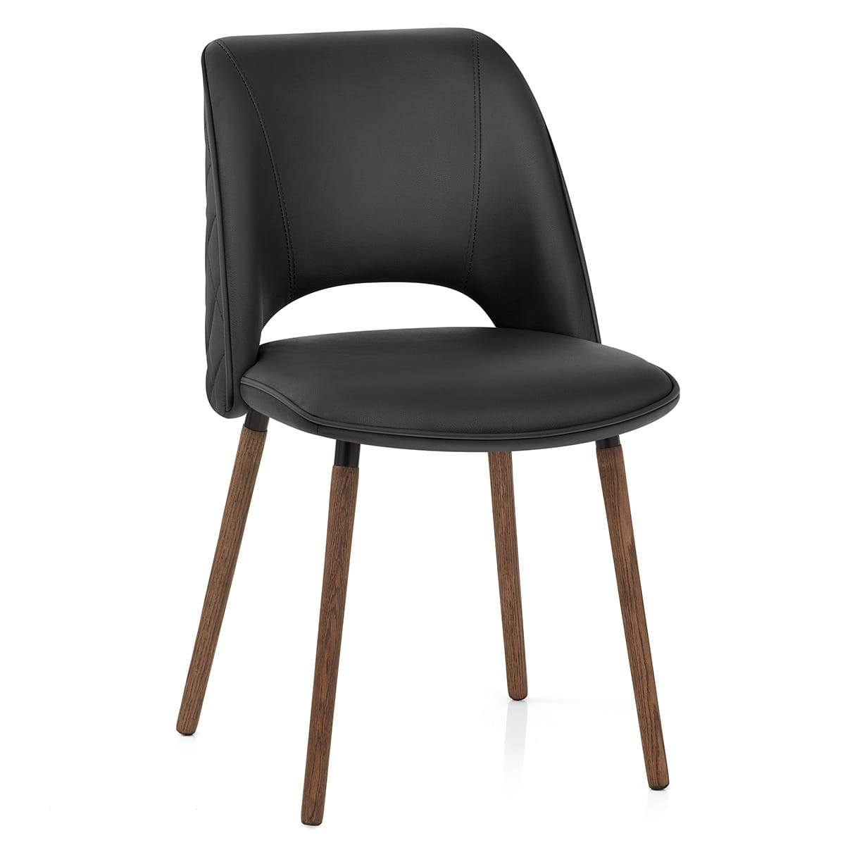 Silla Cuero Auténtico - Santo Negro