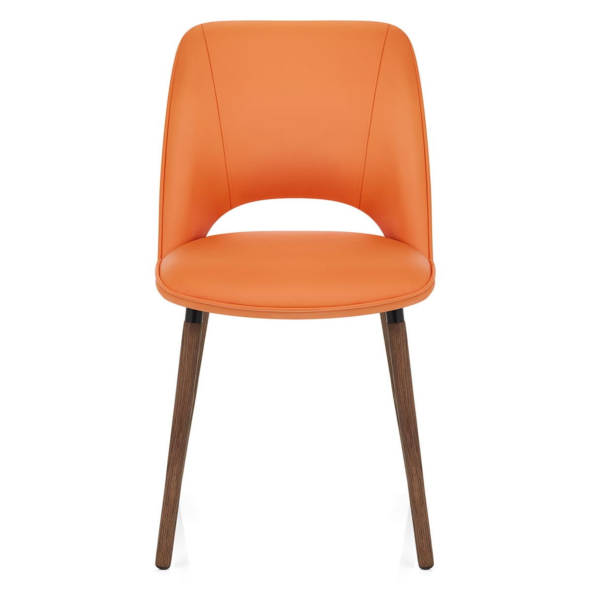 Silla Cuero Auténtico - Santo Naranja