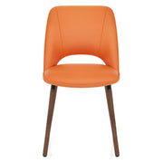 Silla Cuero Auténtico - Santo Naranja