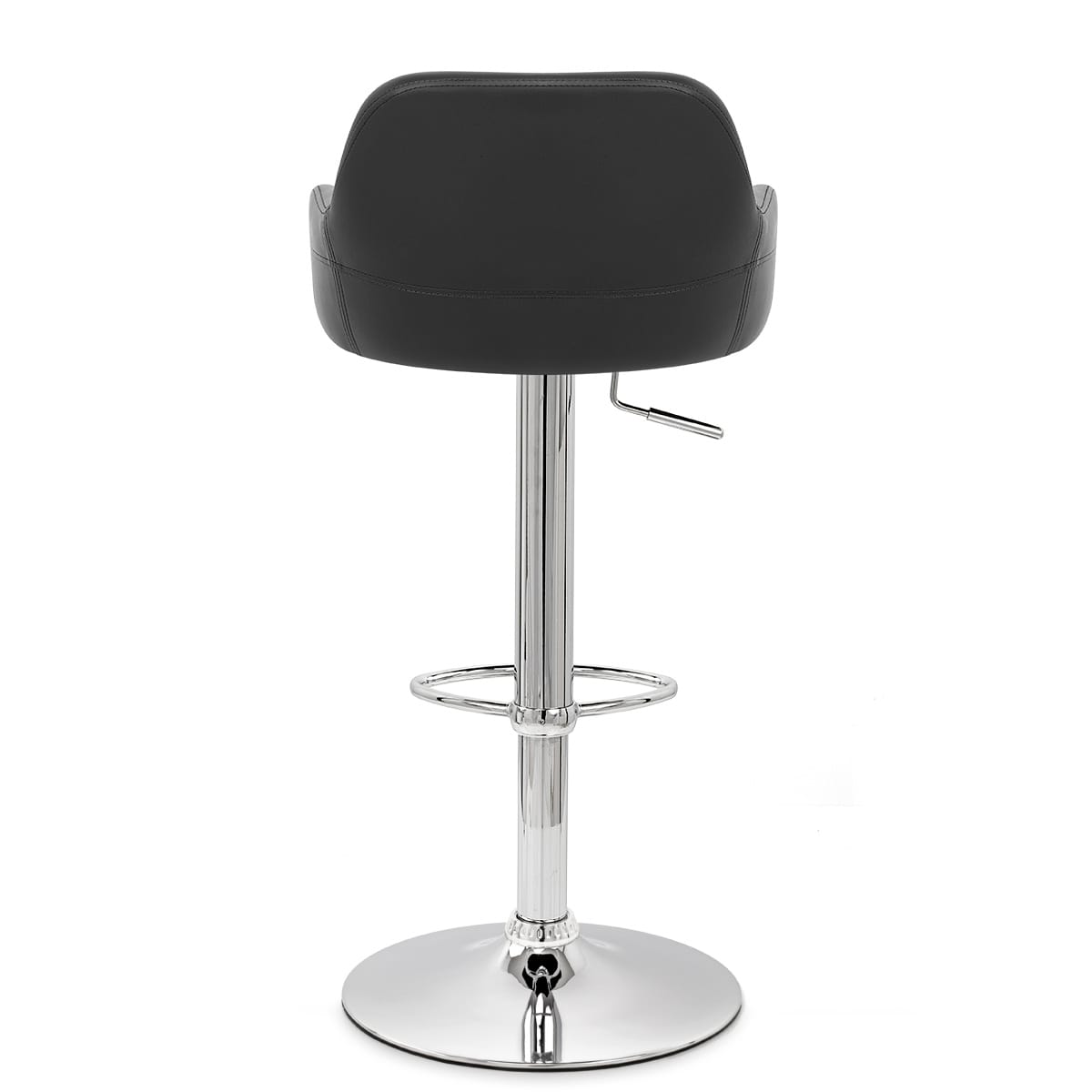 Taburete Polipiel Cromo - Sassi Negro