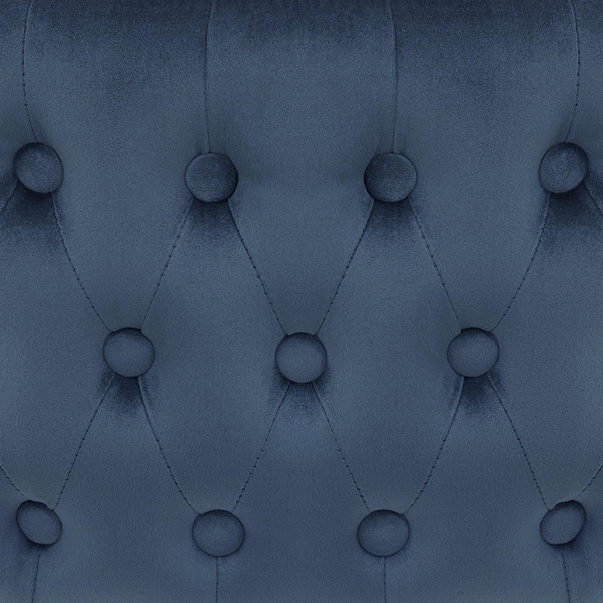 Taburete Terciopelo Satinado - Scoop Azul