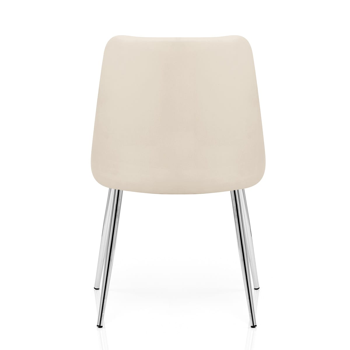 Silla Polipiel Cromo - Shanghai Crema