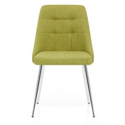 Silla Tela Cromo - Shanghai Verde