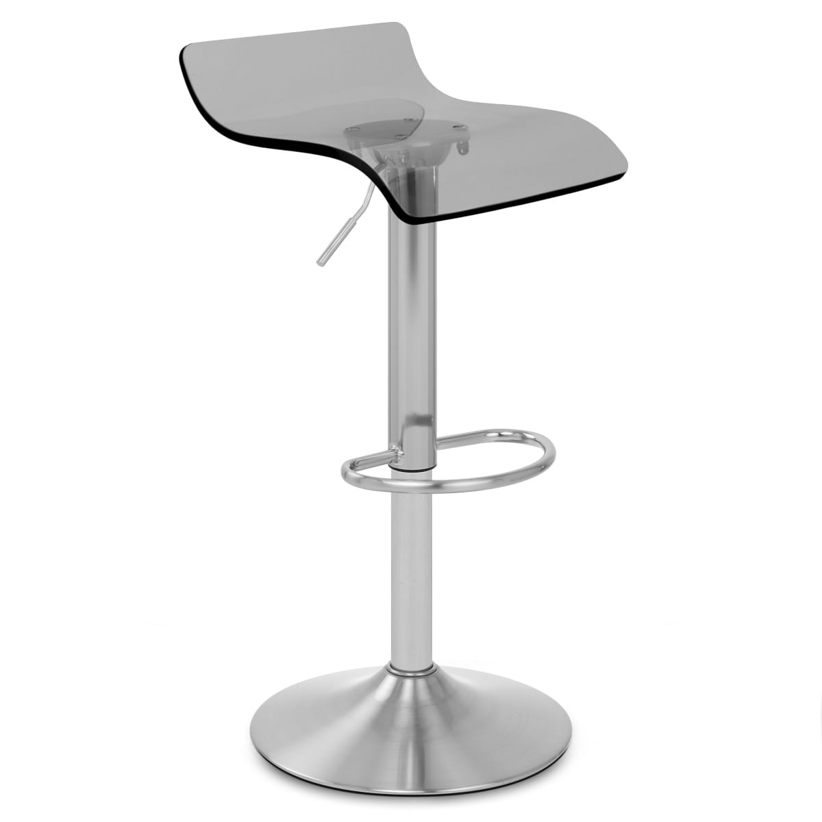 Taburete Plástico Satinado - Shimmer Gris