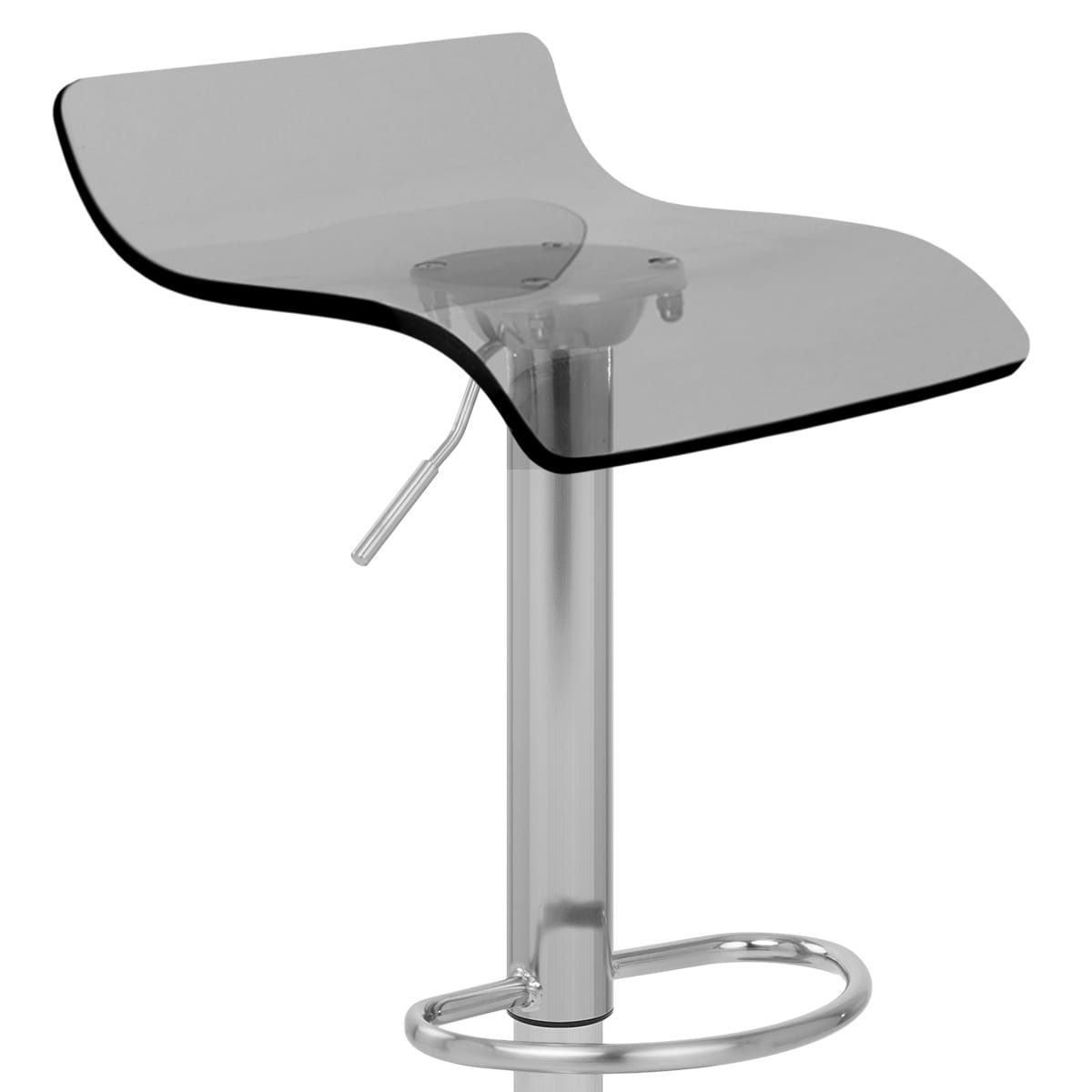 Taburete Plástico Satinado - Shimmer Gris