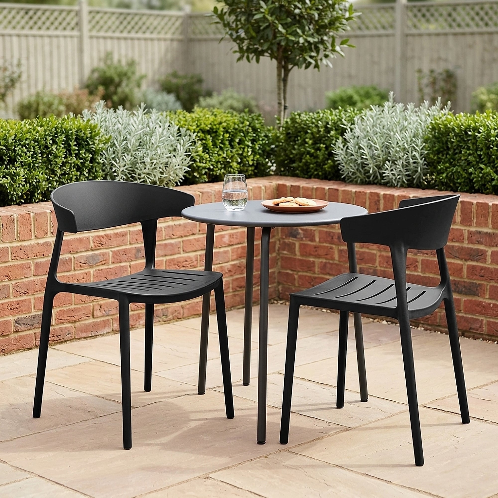 Silla Resina Exterior - Sky Garden Negro
