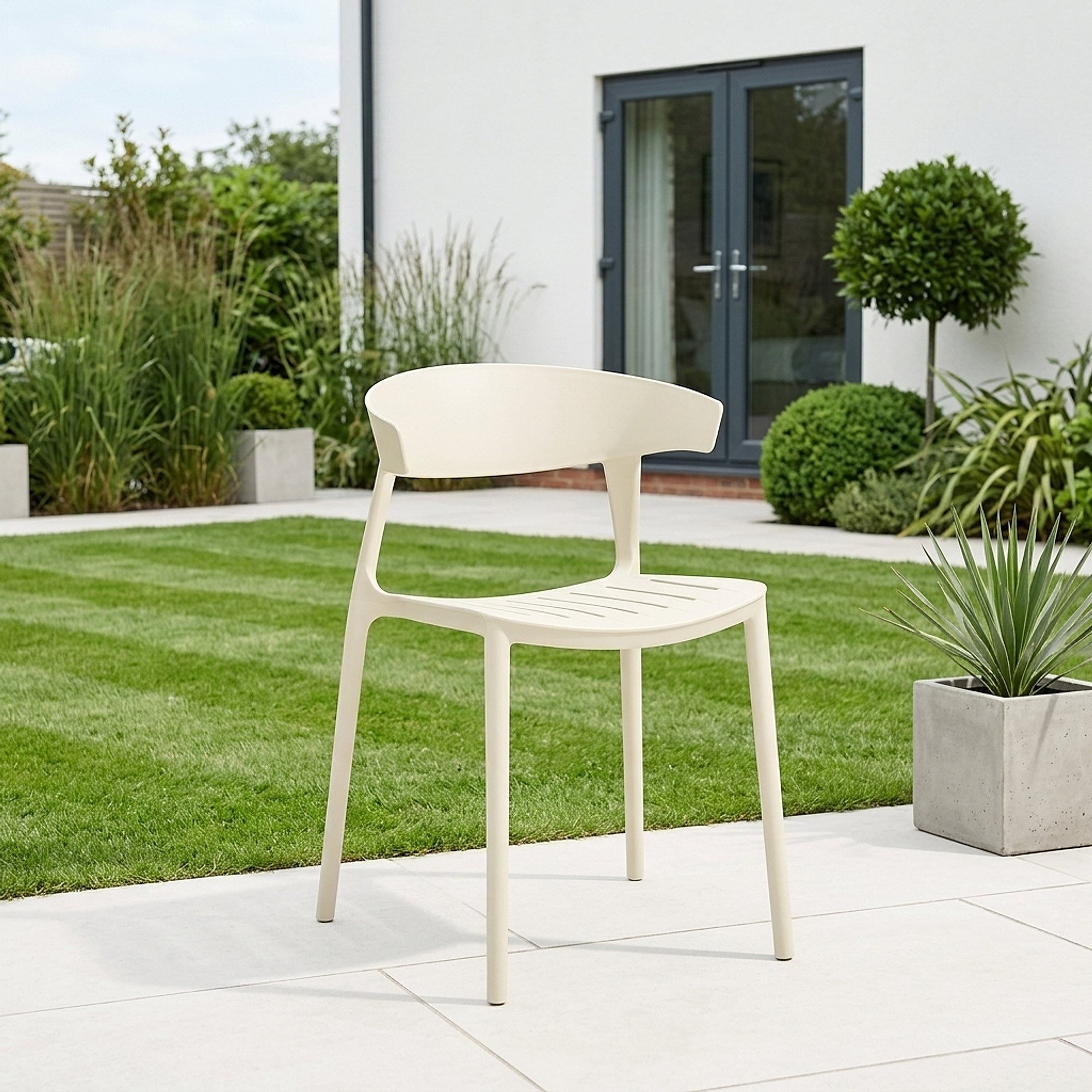 Silla Resina Exterior - Sky Garden Crema