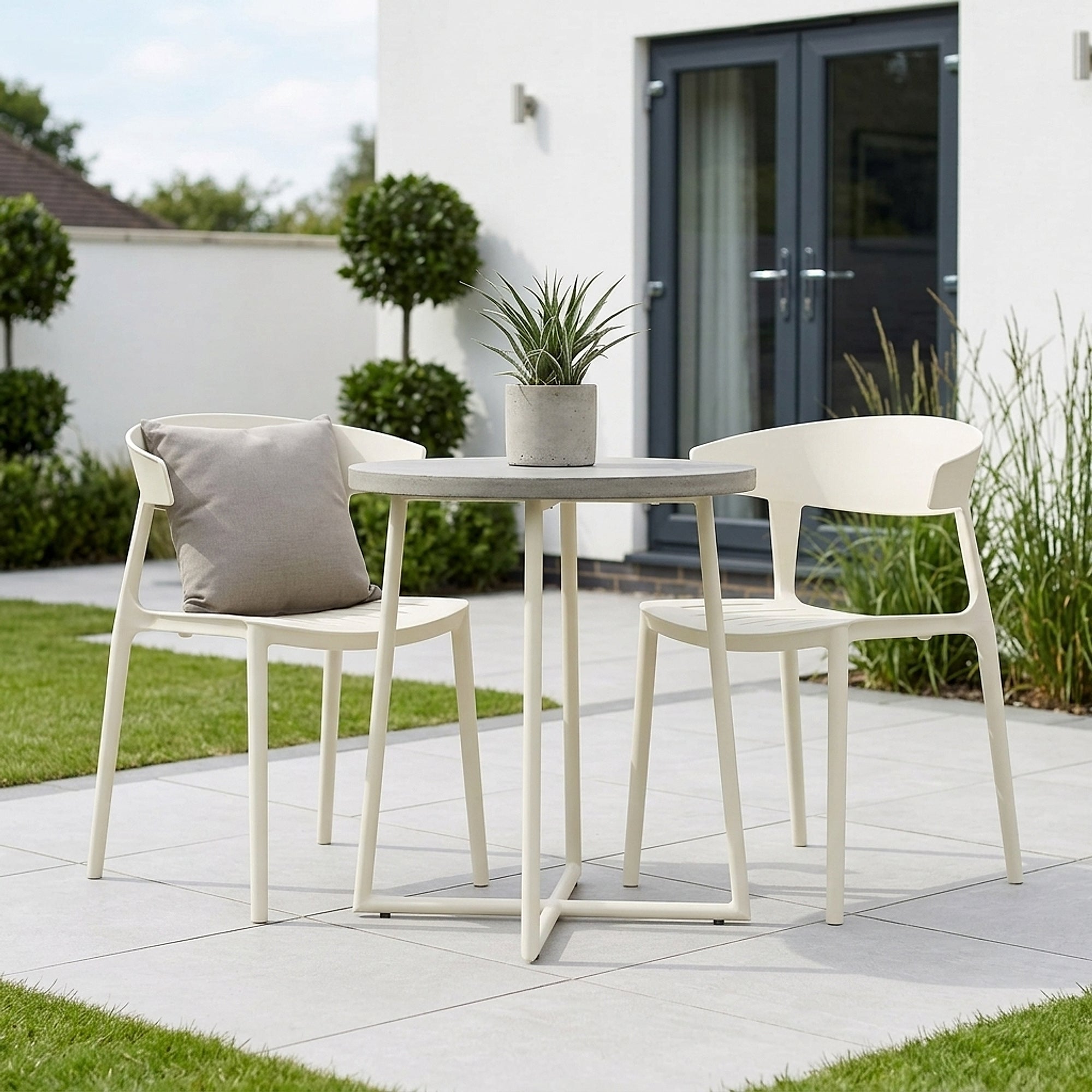 Silla Resina Exterior - Sky Garden Crema