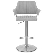 Taburete Tela Satinado - Skyline Gris