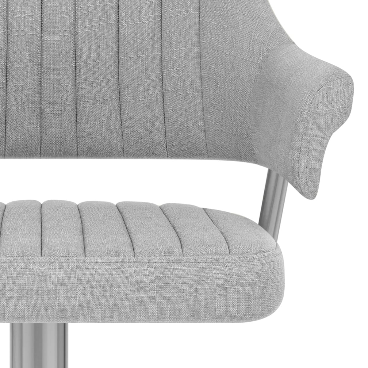 Taburete Tela Satinado - Skyline Gris