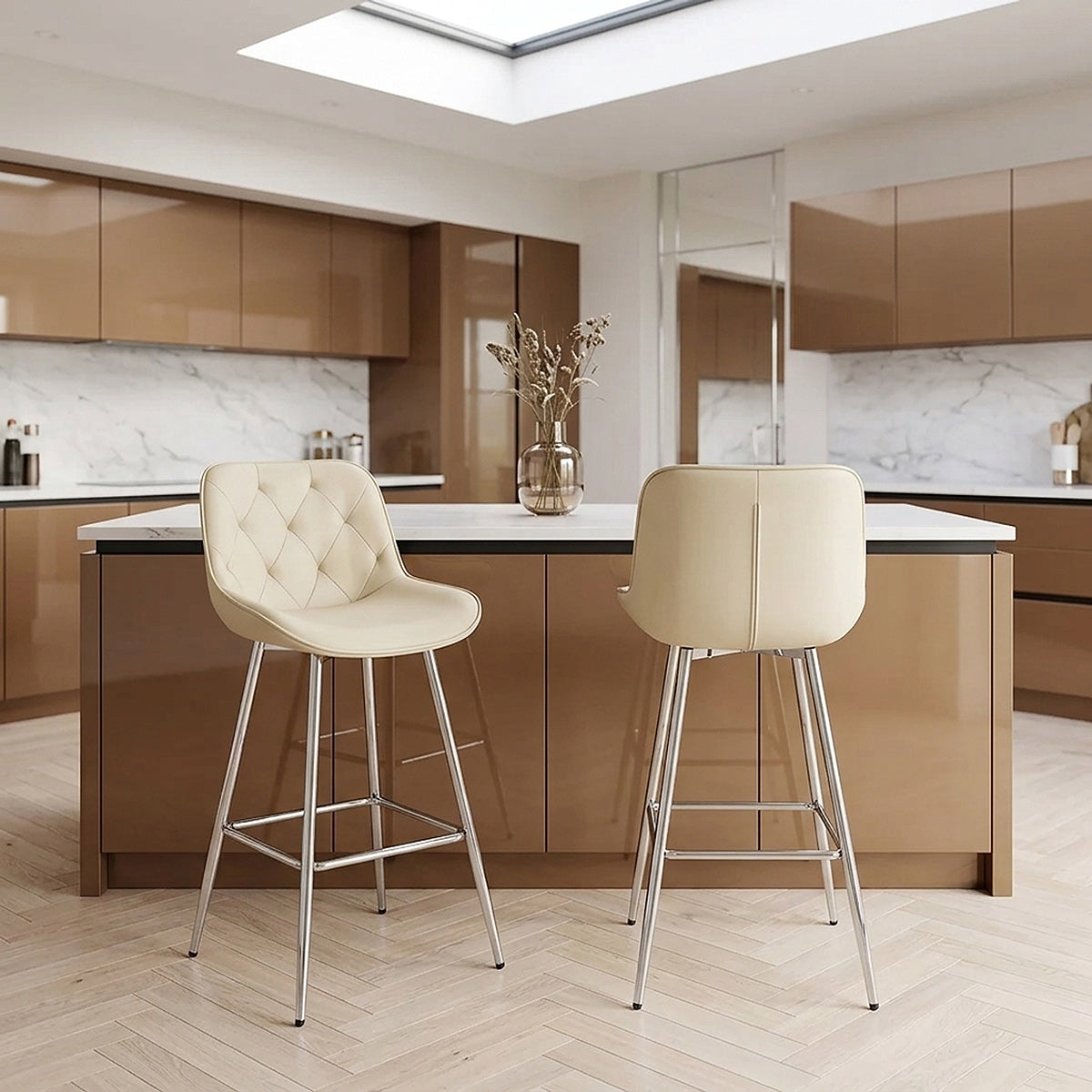 Taburete Polipiel - Sprint Crema