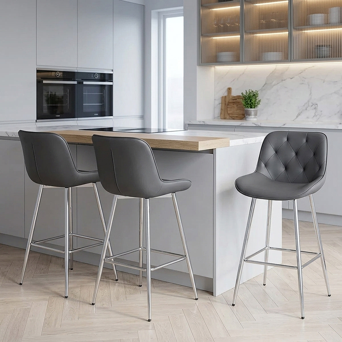 Taburete Polipiel - Sprint Gris