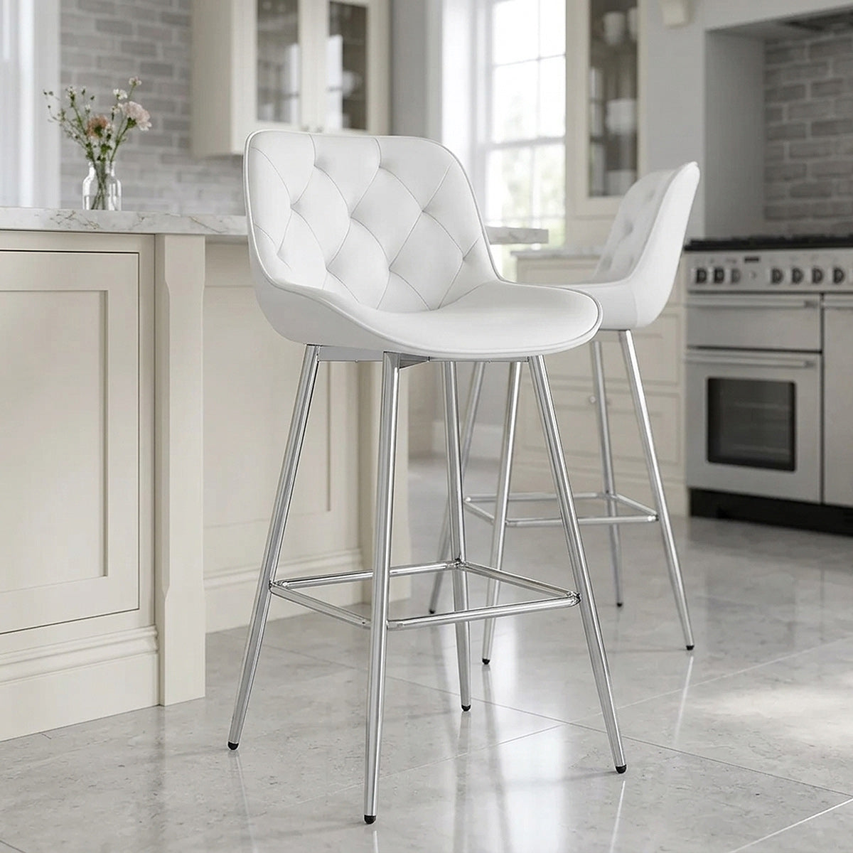 Taburete Polipiel - Sprint Blanco