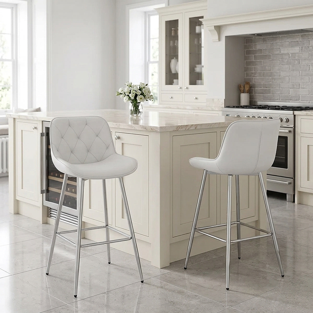 Taburete Polipiel - Sprint Blanco