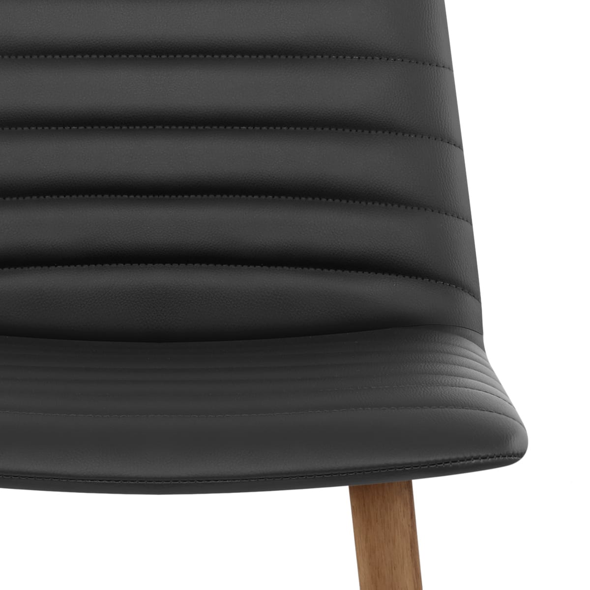 Taburete Polipiel Madera - Spritz Negro