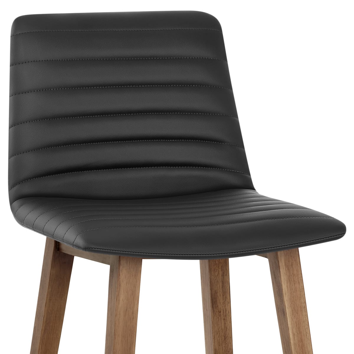 Taburete Polipiel Madera - Spritz Negro