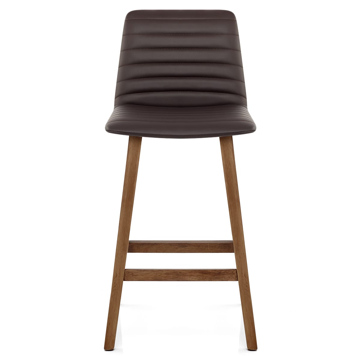 Taburete Polipiel Madera - Spritz Marrón