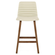 Taburete Polipiel Madera - Spritz Crema
