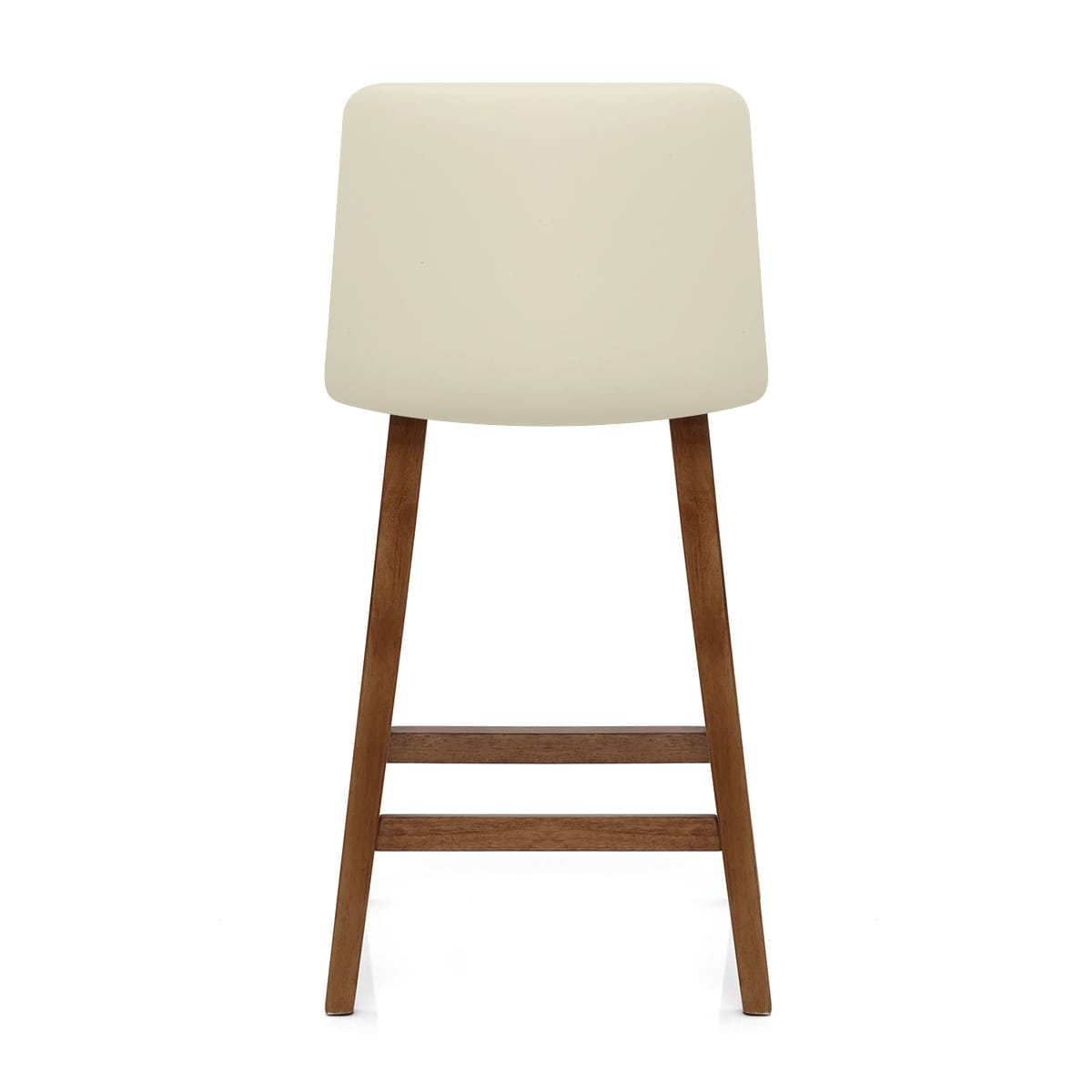Taburete Polipiel Madera - Spritz Crema