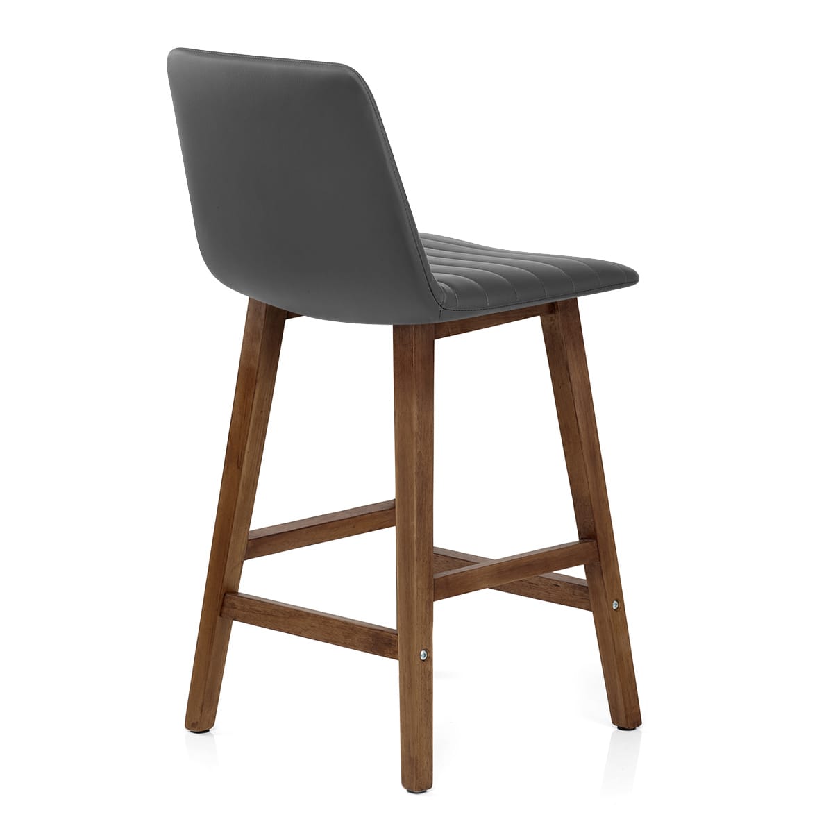 Taburete Polipiel Madera - Spritz Gris