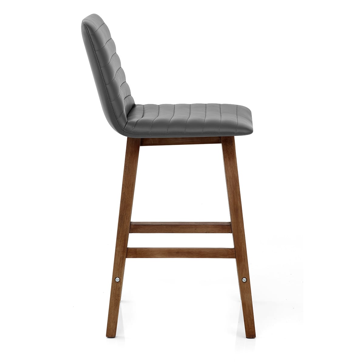 Taburete Polipiel Madera - Spritz Gris