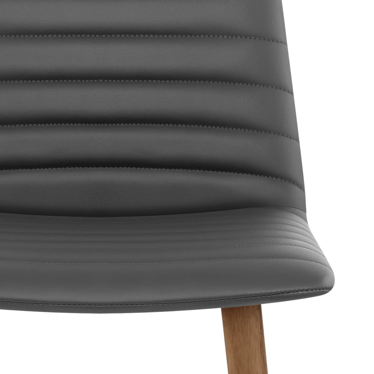 Taburete Polipiel Madera - Spritz Gris