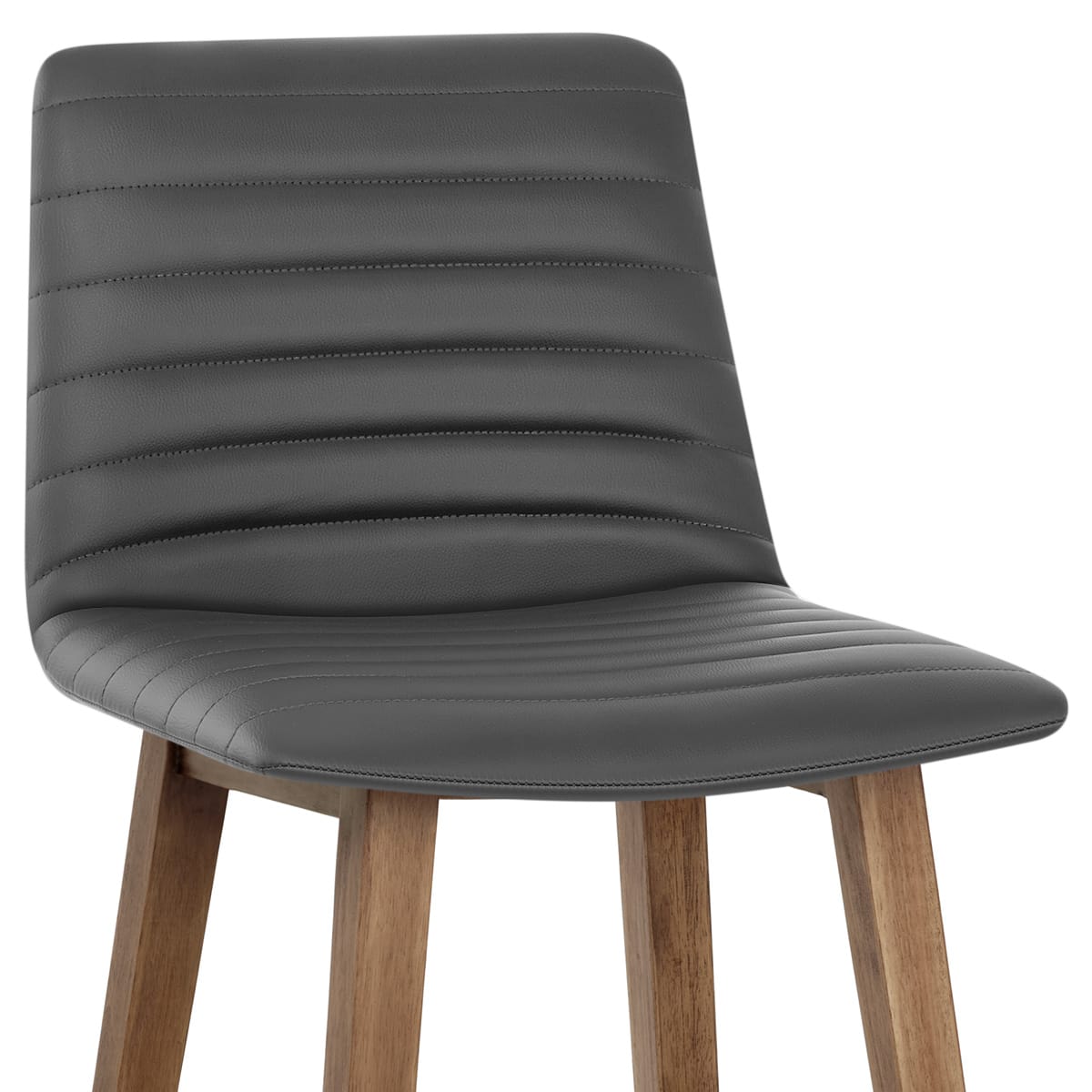 Taburete Polipiel Madera - Spritz Gris
