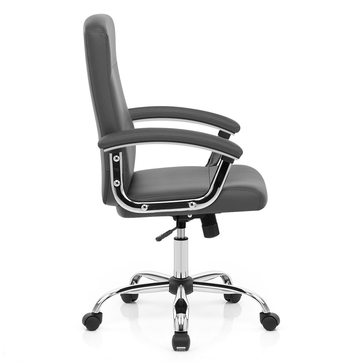 Silla Oficina Polipiel - Stanford Gris